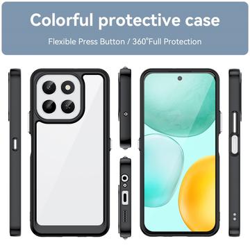 Honor X6c Anti-Shock Hybrid Cover - Sort