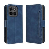 Honor X6c Kortholder Pung Etui - Blå