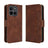 Honor X6c Kortholder Pung Etui - Brun