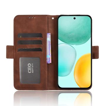 Honor X6c Kortholder Pung Etui - Brun