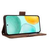 Honor X6c Kortholder Pung Etui - Brun