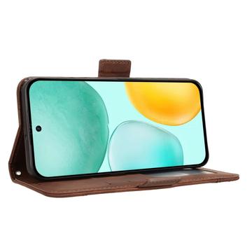 Honor X6c Kortholder Pung Etui - Brun