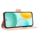 Honor X6c Kortholder Pung Etui - Pink