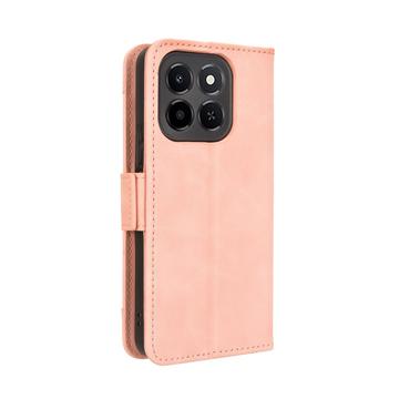 Honor X6c Kortholder Pung Etui - Pink