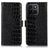 Honor X6c Crocodile Series Læderpung med RFID - Sort