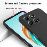 Honor X6c Flydende silikone cover med håndrem - sort