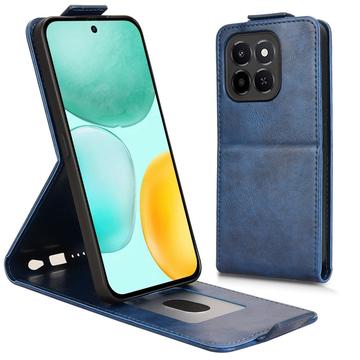 Honor X6c lodret flip-etui med stativ - mørkeblå