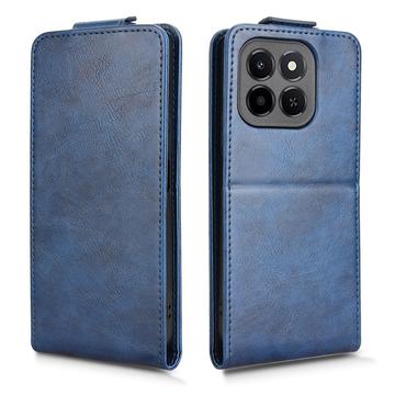 Honor X6c lodret flip-etui med stativ - mørkeblå