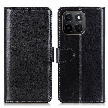 Honor X6c Pung Etui med Stativ - sort