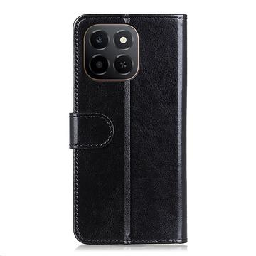 Honor X6c Pung Etui med Stativ - sort