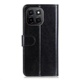 Honor X6c Pung Etui med Stativ - sort