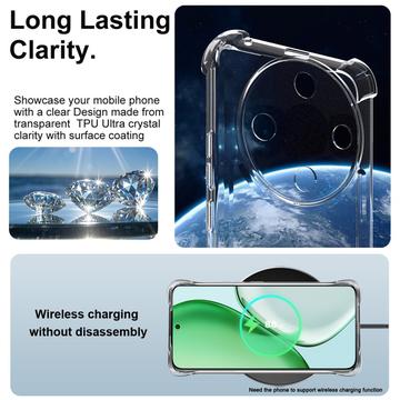 Honor X70/X9d/Magic8 Lite Imak Faldsikkert TPU Cover - Gennemsigtig