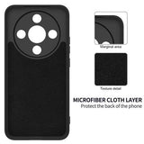 Honor X70/X9d/Magic8 Lite Flydende silikone cover med håndrem - sort