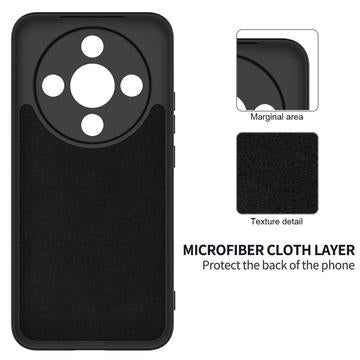 Honor X70/X9d/Magic8 Lite Flydende silikone cover med håndrem - sort