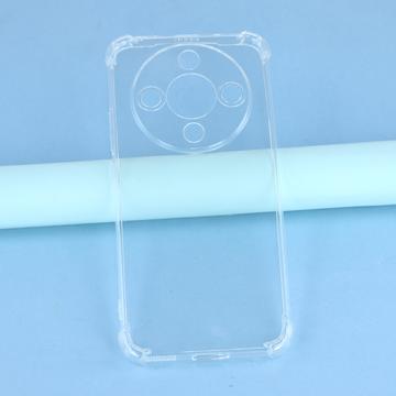 Honor X70/X9d/Magic8 Lite Stødsikkert Silikone Cover - Gennemsigtig