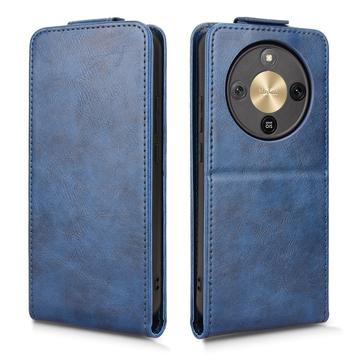 Honor X70/X9d/Magic8 Lite lodret flip-etui med stativ - mørkeblå