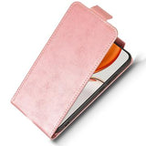 Honor X70/X9d/Magic8 Lite lodret flip-etui med stativ - rosaguld