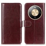 Honor X70/X9d/Magic8 Lite Pung Etui med Stativ - Brun