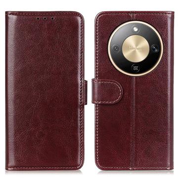 Honor X70/X9d/Magic8 Lite Pung Etui med Stativ - Brun
