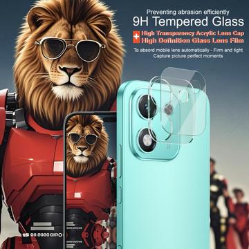 Honor X70i Imak 2-i-1 HD Kamera Linse Hærdet Glas