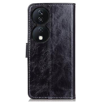 Honor X7b/90 Smart Pung Cover med Magnetisk Lukning - Sort