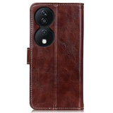 Honor X7b/90 Smart Pung Cover med Magnetisk Lukning - Brun