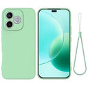Honor X80i/600 Lite/500 Smart Flydende silikone cover med håndrem - Grøn