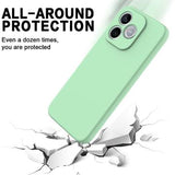 Honor X80i/600 Lite/500 Smart Flydende silikone cover med håndrem - Grøn