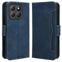 Honor X8c Kortholder Pung Etui - Blå
