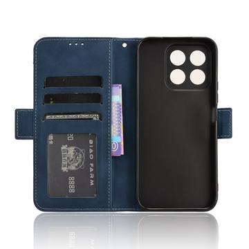 Honor X8c Kortholder Pung Etui - Blå