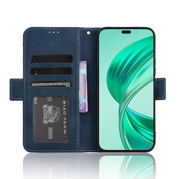 Honor X8c Kortholder Pung Etui - Blå