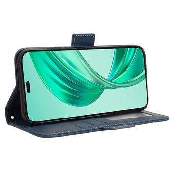 Honor X8c Kortholder Pung Etui - Blå