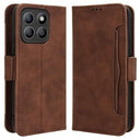 Honor X8c Kortholder Pung Etui - Brun