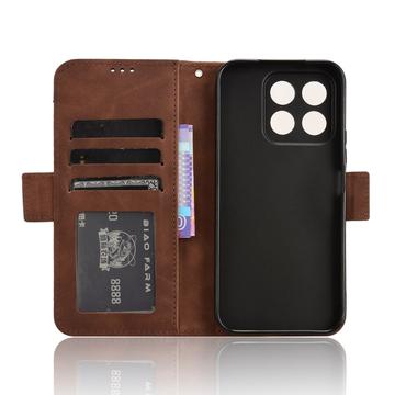 Honor X8c Kortholder Pung Etui - Brun