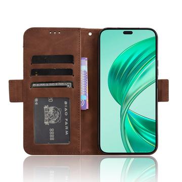 Honor X8c Kortholder Pung Etui - Brun