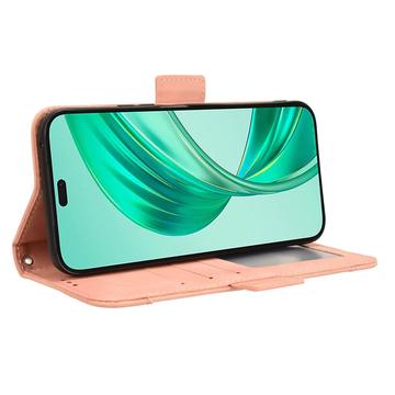 Honor X8c Kortholder Pung Etui - Pink