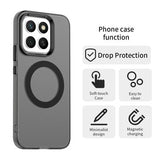 Honor X8c UltraGuard Matte MagSafe Cover - Sort