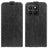 Honor X8c Vertikal Flip Taske med Kortholder - Sort