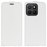 Honor X8c Vertikal Flip Taske med Kortholder - Hvid