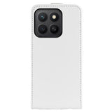 Honor X8c Vertikal Flip Taske med Kortholder - Hvid