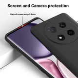 Honor X60 Pro/X9c/Magic7 Lite Flydende silikone cover med håndrem - sort