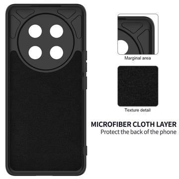 Honor X60 Pro/X9c/Magic7 Lite Flydende silikone cover med håndrem - sort