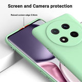 Honor X60 Pro/X9c/Magic7 Lite Flydende silikone cover med håndrem - grøn