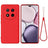 Honor X60 Pro/X9c/Magic7 Lite Flydende silikone cover med håndrem - rød