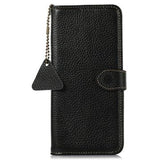 Honor X60 Pro/X9c/Magic7 Lite Læderpung med RFID - Sort