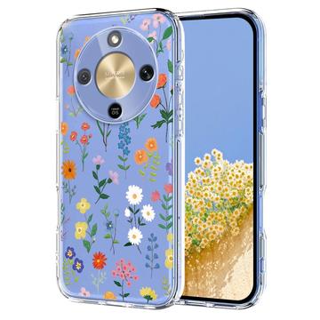 Honor X70/X9d/Magic8 Lite TPU-cover med blomstermønster - tusindfryd