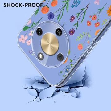 Honor X70/X9d/Magic8 Lite TPU-cover med blomstermønster - tusindfryd