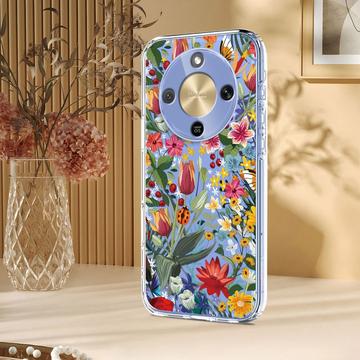 Honor X70/X9d/Magic8 Lite TPU-cover med blomstermønster - Liljer