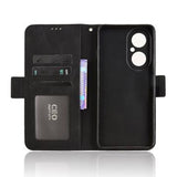 Huawei Enjoy 80 Kortholder Pung Etui - Sort