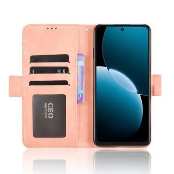 Huawei Enjoy 80 Kortholder Pung Etui - Pink